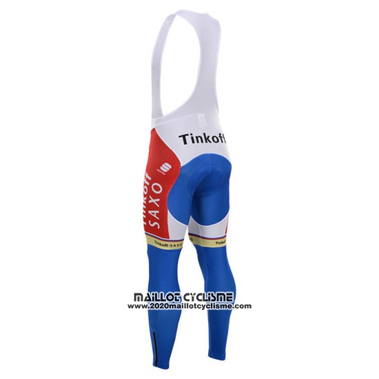 2015 Maillot Ciclismo Tinkoff Saxo Bank Champion Slovaquie Manches Longues et Cuissard